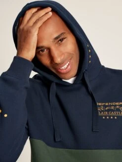 Navy Blue Unisex Hooded Sweatshirt -Oxford Sales Store 811635s5
