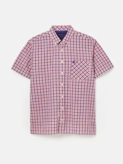 Wilson Pink Short Sleeve Classic Fit Shirt -Oxford Sales Store 818023s7