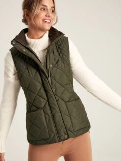 Green Showerproof Quilted Gilet -Oxford Sales Store 837850s4