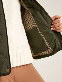 Green Showerproof Quilted Gilet -Oxford Sales Store 837850s6