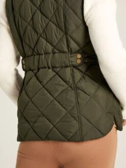 Green Showerproof Quilted Gilet -Oxford Sales Store 837850s7