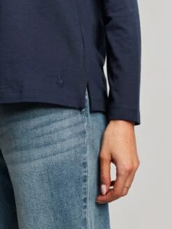 Blue Crew Long Sleeve Top -Oxford Sales Store 905716s4