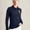 Ashley Blue Long Sleeve Polo Shirt