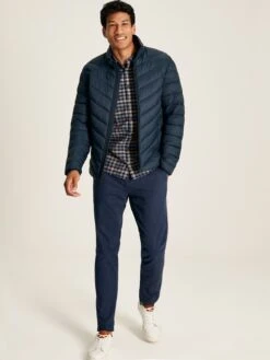 Garrett Blue Shower Resistant Padded Jacket 9 Garrett Blue Shower Resistant Padded Jacket -Oxford Sales Store 942707s3