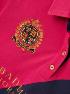 Red Official Badminton Horse Trials Polo Shirt -Oxford Sales Store 952036s4