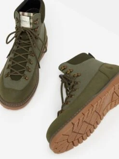 Khaki Green Lace Up Boots -Oxford Sales Store 964536s4