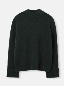 Dark Green Bouclé Knit Jumper -Oxford Sales Store 969 417s6