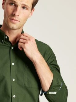 Oxford Green Classic Fit Shirt -Oxford Sales Store 970122s3