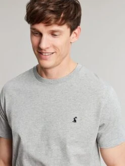 Grey Plain Jersey T-Shirt -Oxford Sales Store 973783s3