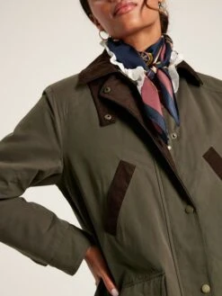 Dark Green Showerproof Quilted Wax Jacket -Oxford Sales Store 991527s6