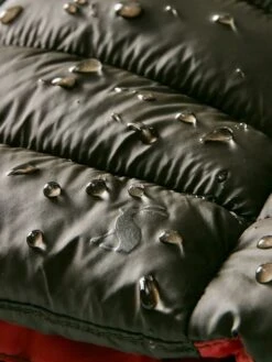 Green Showerproof Packable Padded Jacket -Oxford Sales Store 996727s3