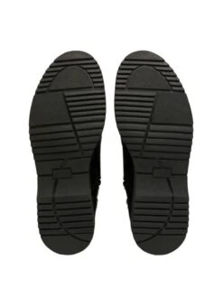 Start-Rite Revolution Black Leather Zip-Up Boots F Fit -Oxford Sales Store A34483s6