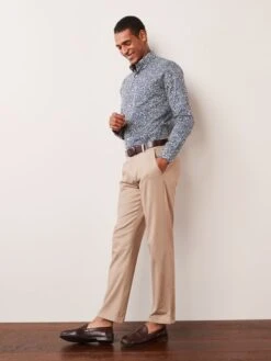 Blue Print Shirt -Oxford Sales Store A64808s3