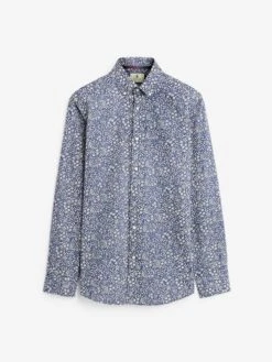 Blue Print Shirt -Oxford Sales Store A64808s5