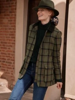 Berkley Green Tweed Fieldcoat -Oxford Sales Store C15 215s7