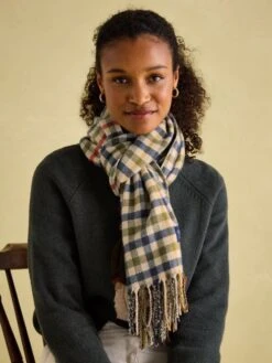Checked Scarf