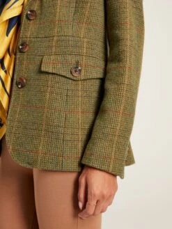 Green Tweed Blazer -Oxford Sales Store C25 628s8