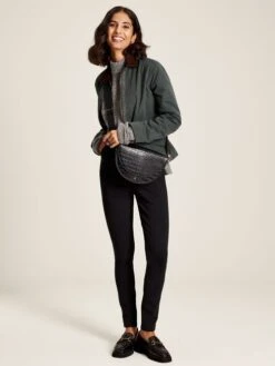 Black Half Moon Cross Body Bag -Oxford Sales Store C26265s3