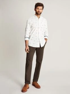 Green Slim Fit Chinos -Oxford Sales Store C38 481s3