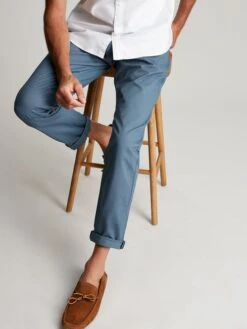 Blue Slim Fit Chinos -Oxford Sales Store C39 713s4