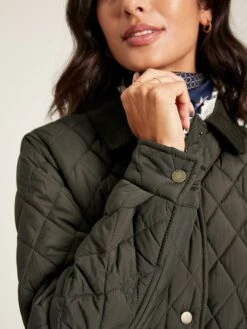 Green Showerproof Quilted Jacket -Oxford Sales Store C43 127s5
