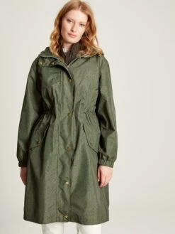 Green Waterproof Packable Raincoat