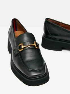 Black Chunky Loafers -Oxford Sales Store C58801s4