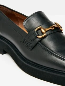 Black Chunky Loafers -Oxford Sales Store C58801s5