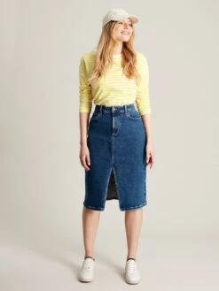 Yellow Drop Shoulder Long Sleeve Top -Oxford Sales Store C64495s3