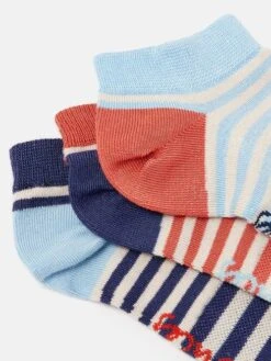 Blue 3 Pack Trainer Socks -Oxford Sales Store C70630s3