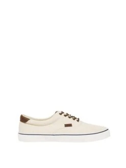 White Deck Cupsole Canvas Shoes