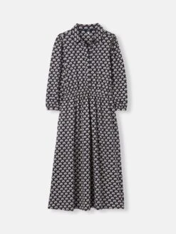 Blue Jersey Shirt Dress -Oxford Sales Store C90345s6