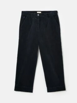 Navy Blue Cord Wide Leg Trousers -Oxford Sales Store C93 517s8