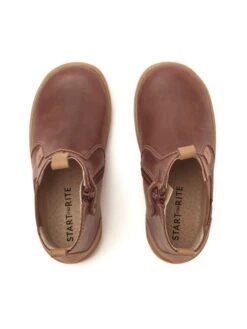 Start Rite G Fit Energy Leather Zip Up Black Chelsea Boots -Oxford Sales Store C95206s4