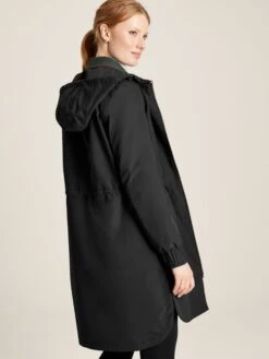 Black Waterproof Zip Through Coat -Oxford Sales Store C98297s3