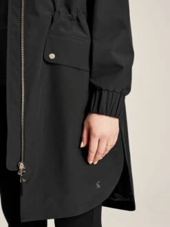 Black Waterproof Zip Through Coat -Oxford Sales Store C98297s7