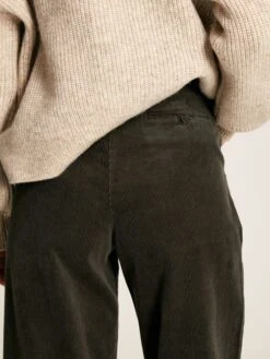 Green Cord Wide Leg Trousers -Oxford Sales Store D03 732s4