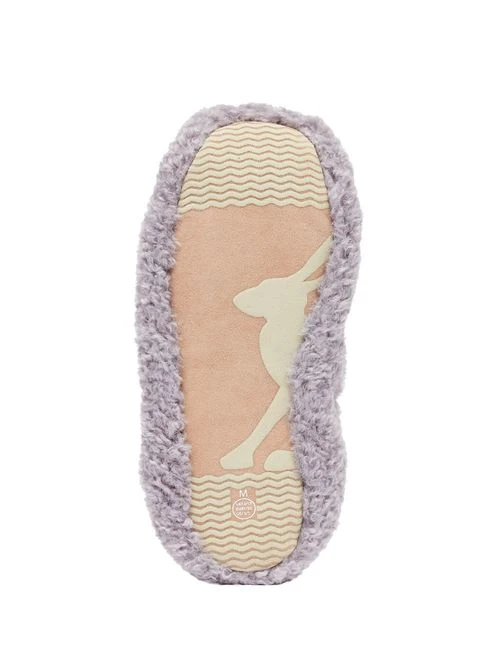 Joules Junior Purple Pombury Ballet Slippers With Interest Upper 3 Joules Junior Purple Pombury Ballet Slippers With Interest Upper - Image 3