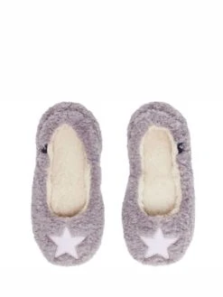 Joules Junior Purple Pombury Ballet Slippers With Interest Upper 7 Joules Junior Purple Pombury Ballet Slippers With Interest Upper -Oxford Sales Store D24885s4
