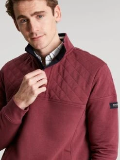 Joules Purple Darrington Quarter Zip Sweatshirt -Oxford Sales Store D24949s4