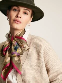 Brown Button Through Knit Cardigan -Oxford Sales Store D67655s4