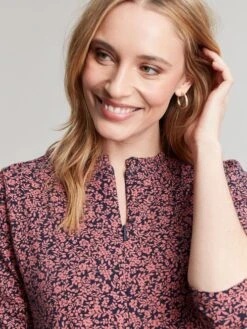 Joules Pink Aurora Zip Down Jersey Dress -Oxford Sales Store D73398s4