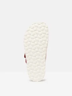 Pink Suede Espadrille Buckle Sliders -Oxford Sales Store D80338s3