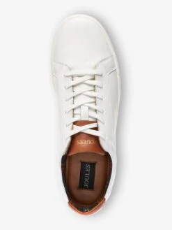 White Leather Trainers -Oxford Sales Store M23375s7