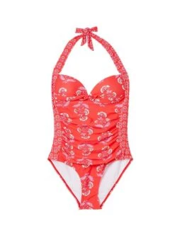 Joules Pink Jasmine Swimsuit -Oxford Sales Store N01056s6