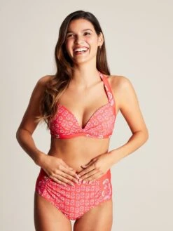 Joules Pink Jasmine Bikini Top -Oxford Sales Store N01079s3