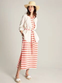 Pink Jersey Long Dress -Oxford Sales Store N02588s6