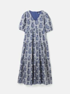 Light Blue V-Neck Tiered Dress 13 Light Blue V-Neck Tiered Dress -Oxford Sales Store N02602s7