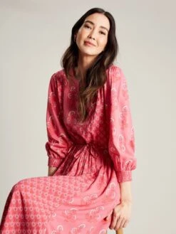 Pink Quilted Bib Dress -Oxford Sales Store N02610s3