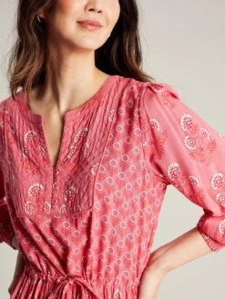 Pink Quilted Bib Dress -Oxford Sales Store N02610s4